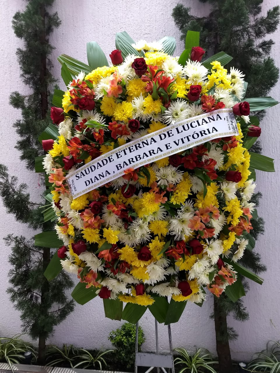coroa de flores
